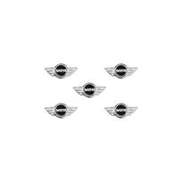14mm 17.5mm 22mm Automobilio Raktų Lipdukai Automobilio Valdymo Raktų Pakabuko Emblemos Aksesuarai Mini Cooper F54 F55 F56 F57 F60 R55 R56 R57 R60 ycahd11 white