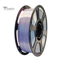 High Toughness Pla Silk PLA 3D Printer Filament, Heat Resistant Metallic 3d Modeling Printing Filament 1.75mm 1kg Spool Shiny for Printed Models gray