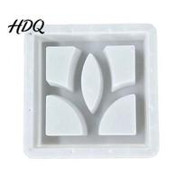 Outdoor Cement Patio Tile Mold Plastic Stepping Stones Mold Reusable Concrete for Garden Walkway Path Maker Durable DIY Casting Backyard Landscape I white