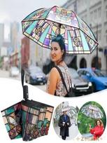 Fully Rain and Sun Umbrella for Women Men, Outdoor Travel Everyday Use One Size gray