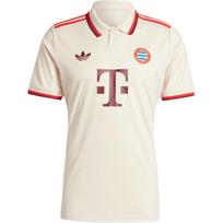Adidas Originals FC BAYERN 24/25 Trečiasis marškinėlis Futbolo marškinėlis Vyriškas Smėlio spalvos IZ3129 XXXL smėlis