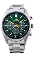 Orient Neo70's Saulės energija varomas Panda laikrodis WV0031TX Vyriškas Ryškiai žalias Pagamintas Japonijoje gray