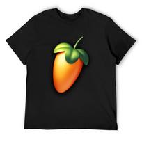 FL Studio T-Shirt cotton graphic tees for a boy Blouse plus sizes funny t shirts men XXL orange