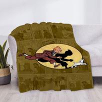 Tintin Sofos Antklodė Langeliu Prabangi Užvalkalas Pūkuota Minkšta Antklodė & Pledas Metamas Ant Kelio Mikropluošto Žvaigždė H Anime Vaikas Mielas Namai 30x40in beige