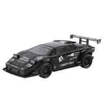 Simulation 1/32 Scale Lamborghini Countach Liberty LBWK Alloy Car Model Children's Sound and Light Pull-Back Metal Toy Vehicle Birthdau Gift juoda