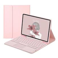 IPad 10-os kartos klaviatūros dėklas su lietimvietė Pro 11 Air 6 5 4 10,9 colio 10,2 7 8 9-os Air 3 Pro 10,5 sulankstomas išmanusis dėklas Funda ipad 5 6 Air 1 2 9.7&Korean rožinė