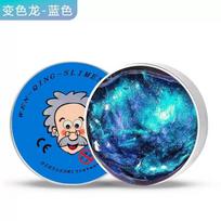 Toys HOT Change/Colorful Non-Newtonian Liquid Decompression Transparent Elastic Scale Ratio Modeling Compound Non-Toxic Creative DIY Assembly Crafts blue