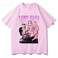 Lady Gaga Mayhem TShirt Album Fashion Women Clothing Retro Summer Harajuku Women Clothing Clothes for Fans TShirts S įvairiaspalvis