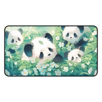 Beautiful Deskmatscute Panda Mouse Padkawaii Green Deskmatkawaii Matching Desk Accessoriesbeautiful and Cute Anime Desk Mat LockEdge 400x800x2mm beige