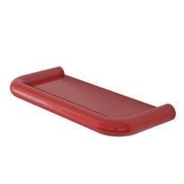 Dopamine Bathroom Storage Shelf Drainable Free Punch Wall Hanging Storage Rack Durable Sturdy Toiletries Organizer raudona