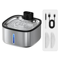 Smart Cat Water Fountain 3.5L Wireless Pet Water Purifier with Motion Sensor Automatic Filtering Large 4000mAh Battery Mute Pump (as the picture,3.5L)