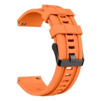 Strap Compatible with HUAWEI WATCH GT5 Pro 46mm/Huawei Watch GT5 Pro 46MM No Gaps Soft Silicone Adjustable Sport Straps GT5 pro 46mm oranžinė
