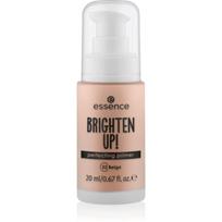 essence BRIGHTEN UP! Perfecting Primer skystoji makiažo bazė priemonės, naudojamos po makiažu atspalvis 02 Beige 20 ml