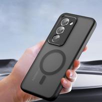 Dėklas Magsafe magnetiniam belaidžiam įkrovimui, kietas plastikinis matinis smūgiams atsparus galinis telefono dėklas Xiaomi Redmi 15 15C 4G 5G Redmi 15C 4G 171mm juoda