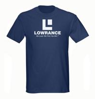 Lowrance fish finder t-shirt Unisex T-Shirt XXXL blue