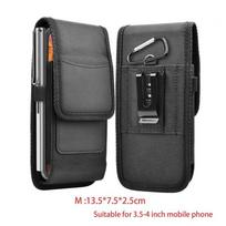 Universalus Oxford nailono telefono krepšys, diržo segtukas, dėklas, juosmens krepšys, skirtas 3,5–6,3 colio telefonui M gray