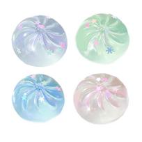 Toys Glitter Crystal Dumpling Squishes Stress Balls Fidget Sensory Baozi Maltose Slow-Rebound Decompression Toy Squeeze Dough Ba white