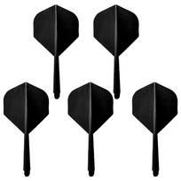 5-50 Pcs Integrated Dart Shaft and Flights Anti-Fall Integrated Dart Flights and Shafts Durable 2BA Screw In-one Dart Flight black