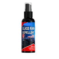 Nano Glass Rain Repellent Spray for Car Windows and Rearview Mirrors 100ml Water Resistant Anti-Fog Coating for Clear Visibility One Size black