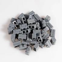 1x2 Wall Bricks Classic Building Blcoks 250-1250 Pieces Masonry Profile Brick Compatible with 98283 Toys Gifts 250pcs tamsiai pilka spalva