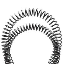 10Pcs Y-type Compression Spring Length 300mm 0.3 0.4 0.5 0.6 0.7 0.8 1mm Long Coil Spring 65Mn Spring Steel Return Spring 10Pcs 2x0.2x300mm black