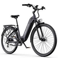 Maxtron Marathon Elektrinis dviratis 28  padanga 250W variklis Miesto kelionėms Elektrinis dviratis Didžiausias greitis 25Km/h 7 pavaros LCD ekranas 36V 22.5Ah juoda