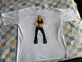 Britney Spears Dream Within A Dream Tour 2002 Tee T-Shirt Large XXXXL gray