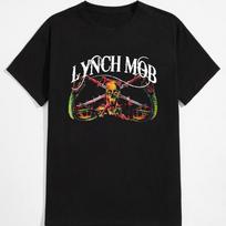 Rare Wicked Sensation Lynch Mob T-Shirt – Vintage Rock Band Cotton Black Unisex M gray