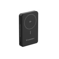 Qi2 10000mAh Magnetic Power Bank with USB-A USB-C 22.5W PD Stand - Black
