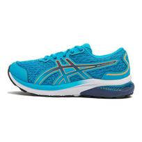 (GS) ASICS Gel-Cumulus 24 'Island Blue Sun Peach' Kids' 1014A270-402 EU 38 blue