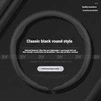 Car snap-on Leathe Anti-slip steering wheel cover For Opel OPCline ASTRA CORSA INSIGNIA MOKKA VECTRA GTC Tigra Auto Accessories Us9 black