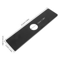 Silver Rectangular Stainless Steel Faucet Hole Cover Deck Plate Kitchen Sink Sink Faucet Base Plate Fingerprint Resistant juoda
