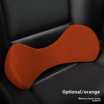 1PCS Breathable Memory Cushion Interior Accessories Bed Sleeping Pillow Car Seat Waist Pillow Lumbar Support Pillow Foam Car Cushion 1PCS oranžinė