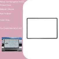 For CHANGAN NEVO A05 A07 DEEPAL E07 NEVO 07 Car 13.2  15.4  15.6  Navigation Screen Protective Silicone Cover Decoration Accessory pink