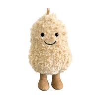 British jc fun christmas elk peanut doll doll good thing peanut plush toy pendant birthday gift 15cm beige