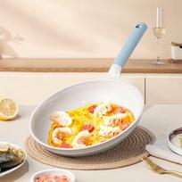 Debo Titanium-Reinforced Ceramic Non-Stick Frying Pan 26cm white