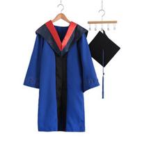 Baigimo suknelė su kepure ir kutu, ilgomis rankovėmis, atspari raukšlėms, tradicinis akademinis chalatas, ceremoninis baigimo apdaras S balta