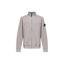 Stone Island Solid Color Stand Collar Long Sleeve Zip Loose Jacket Men jackets Gray 8015621530-V0064 M gray
