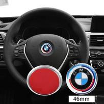 BMW 45mm BMW automobilio vairo emblemos lipdukas Dekoro priedai BMW E46 E85 E60 F10 E39 F30 E36 F20 E87 E90 E70 gray