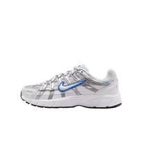 Nike P-6000 Fabric Synthetic Leather Cushioning Grip Durable Comfortable Breathable Support Low-Top Running Shoes Kids sneakers II6084-100 36.5 white