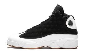 Jordan 13 Retro Juoda Balta Guminė GS 439358-021 36