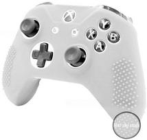 Xbox One S apsauginis vairasvirtės dangtelis Neslystanti odelė Silikoninis apsauginis dėklas Apvalkalas Xbox One Slim valdikliui white