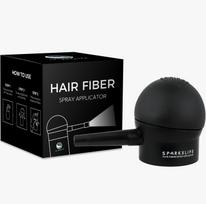 SPARKXLIFE Hair Fiber Spray Applicator Pump - Thick Fiber Spray Applicator for Hair Building & Thickening, Precision Hair Fibre Pump for Men & Women black