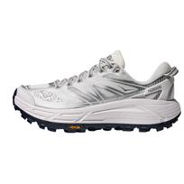 HOKA ONE ONE Mafate Speed 2 Textile, Synthetic Leather Breathable Low top Casual Running Shoes Unisex Star Moon White 1126851-WSLV 40 balta