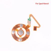 Paspaudžiamas ratukas su lanksčiuoju kabeliu (šleifu) iPod Nano 2 2-osios 3 3-iosios 5 5-osios kartos priedams as the picture brown