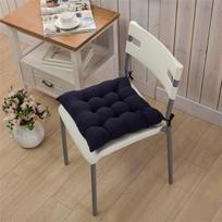 Cushion On The Ground Thickened Chair Cushion Office Sedentary Small Cushion Student Dormitory Bench Stool Butt Fart Cushion 40*40cm pelenų juodos spalvos