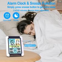 Wireless Indoor Outdoor Hygrometer Thermometer Temperature Humidity Display Monitor Digital Weather Forecast Station balta
