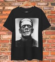 Frankenšteinas Borisas Karloffas Marškinėliai Gotikinis Klasikinis Monstras Siaubo Filmas Unisex Marškinėliai Unisex T-Shirt XXXL white