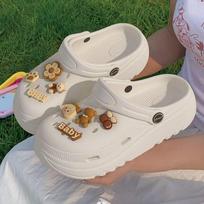 Lightweight Slip On Clogs with Ventilation Holes Adjustable Heel Strap Durable EVA Material Comfortable Footbed for Indoor Outdoor Use 36 balta