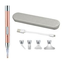 USB Rechargeable LED Lighting Point Drill Pen Diamond Painting Embroidery Tools set 2 auksinė